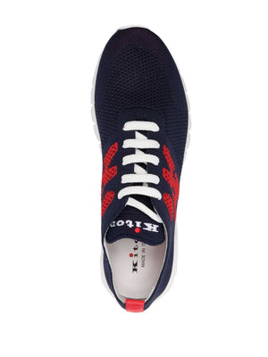 Trang phục thể thao nam: Giày sneakers logo Jacquard màu xanh dành cho nam giới