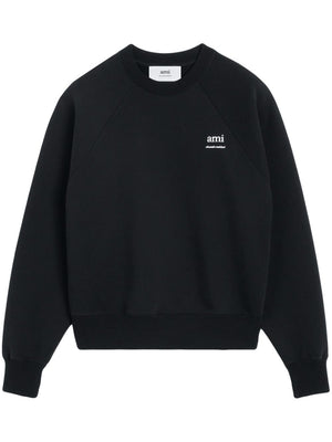 AMI PARIS Black Sweatshirt for Men - SS24 Collection