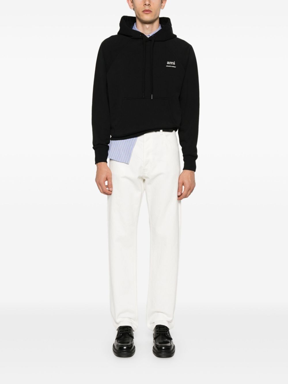 AMI PARIS Cozy Hoodie for Men - Perfect for Fall/Winter 2024