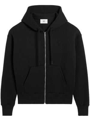 AMI PARIS Women’s Mini Zip-Up Pocket Hoodie