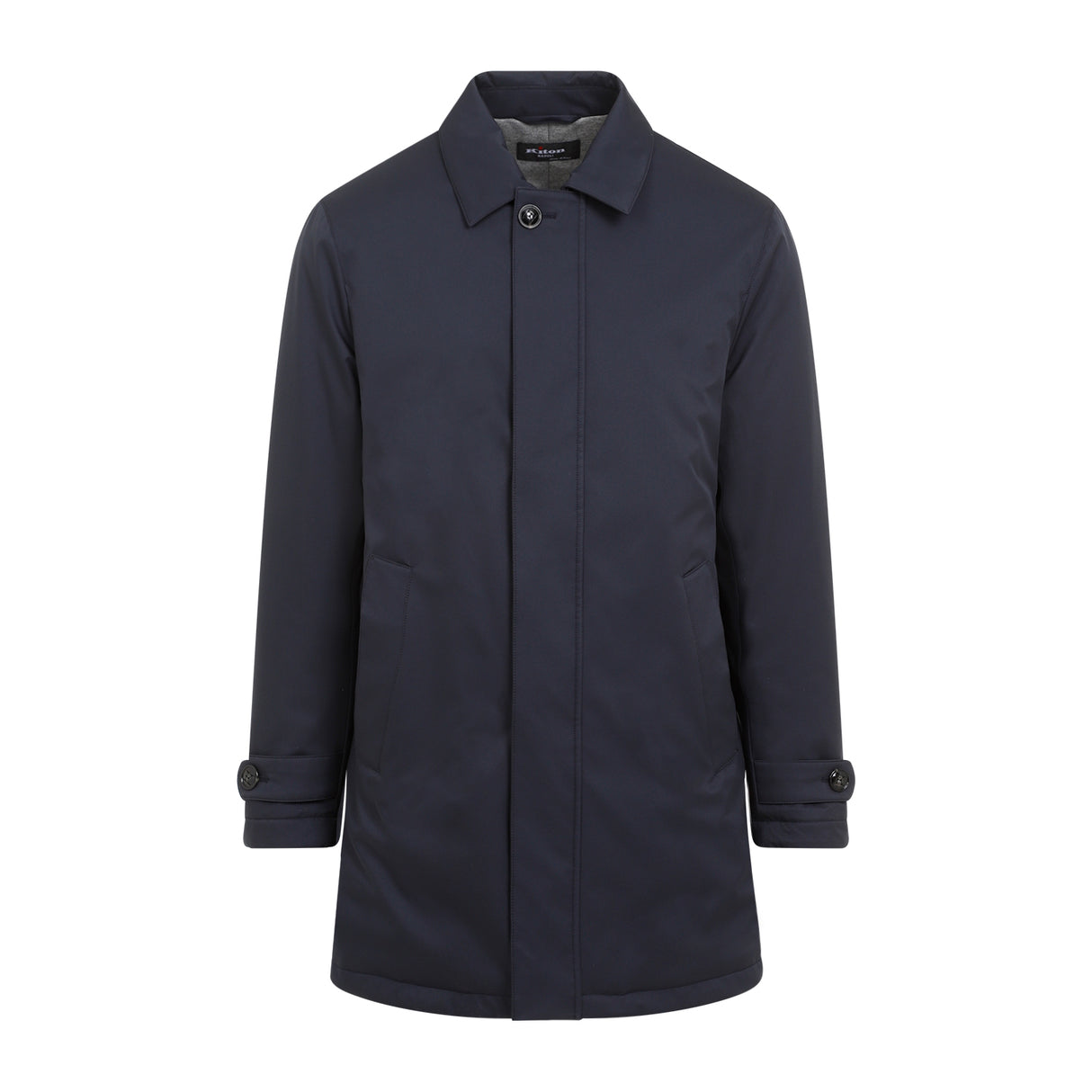 KITON Classic Blue Polyester Jacket