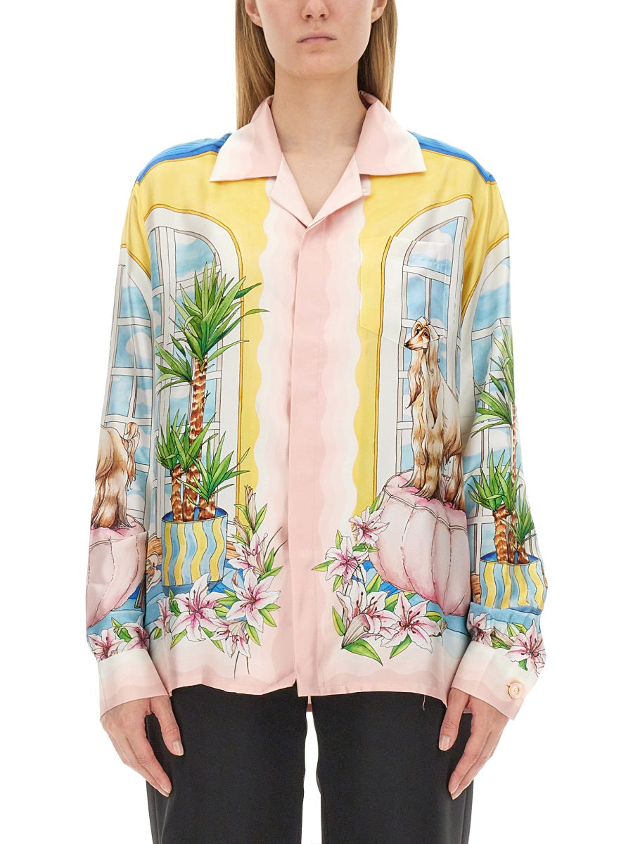 CASABLANCA Silk Printed Shirt