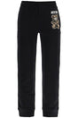 MOSCHINO COUTURE Brushed Cotton Teddy Bear Slim Joggers - Size IT 38