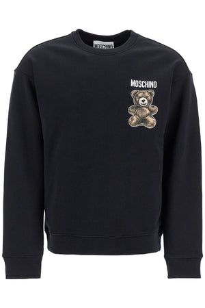 MOSCHINO COUTURE Soft Cotton Teddy Bear Crewneck Sweatshirt - Regular Fit