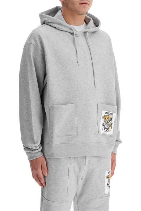 MOSCHINO COUTURE Playful Oversized Teddy Bear Hoodie (Size L)