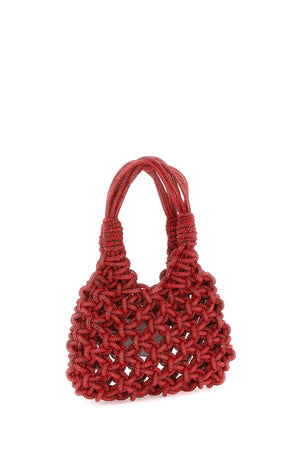 HIBOURAMA Elegant Mini Handbag with Micro Crystal Detail