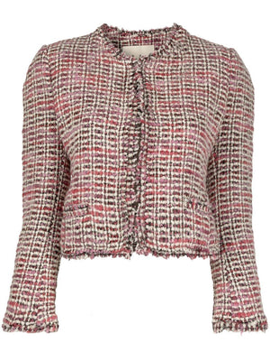 ISABEL MARANT Pink and Black Pullover Blouse for Women
