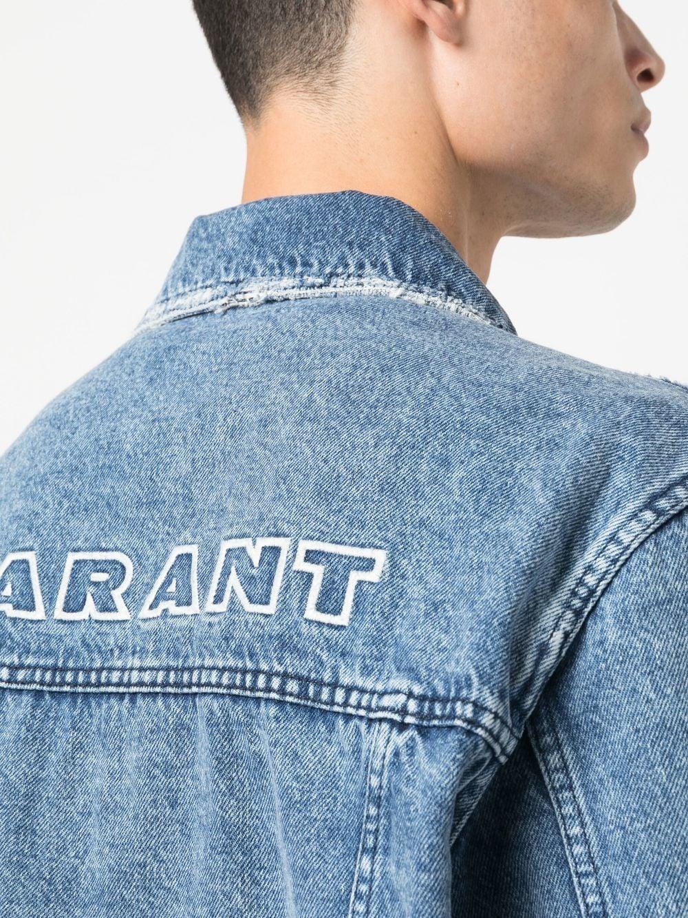 ISABEL MARANT Men's Blue Denim Jacket from SS23 Collection