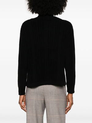 MAX MARA Luxury Turtleneck Sweater in Wool and Cashmere