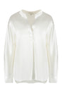 VINCE Elegant White Silk Blouse for Women