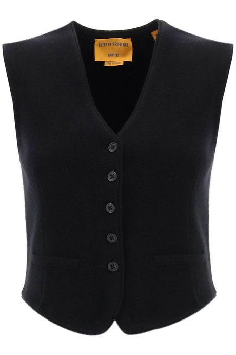 GUEST IN RESIDENCE Cashmere Vest with Adjustable Back Strap - XS