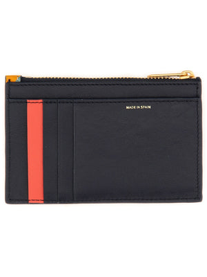 PAUL SMITH Mini Swirl Leather Card Holder