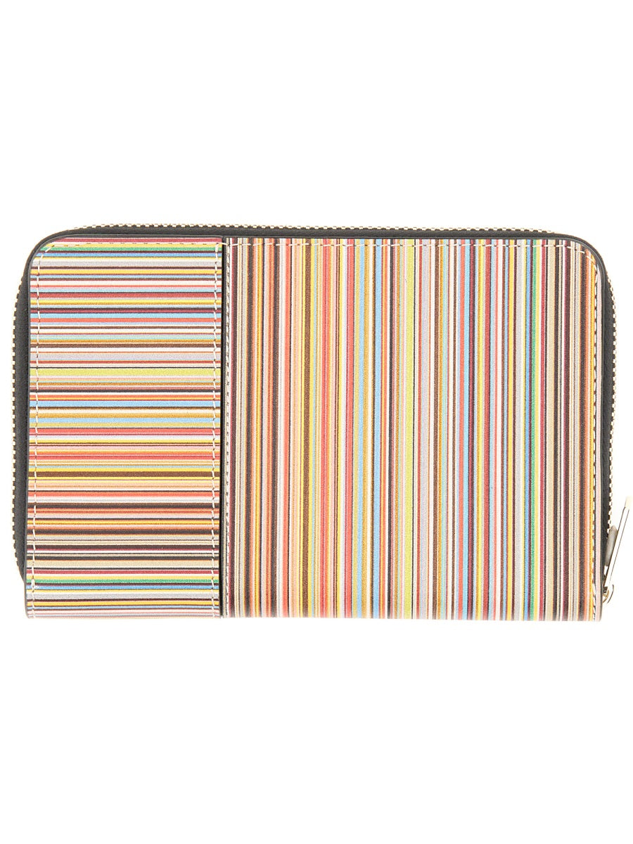 PAUL SMITH Signature Stripe Mini Wallet