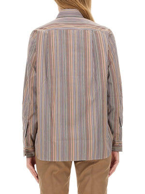 PAUL SMITH Signature Stripe Shirt - Regular Fit Size 40