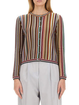 PAUL SMITH Signature Stripe Cardigan - Regular Fit, Size S