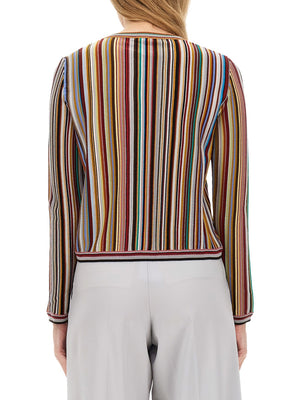 PAUL SMITH Signature Stripe Cardigan - Regular Fit, Size S