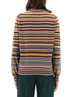 PAUL SMITH Cashmere Crewneck Sweater - Regular Fit, Size S