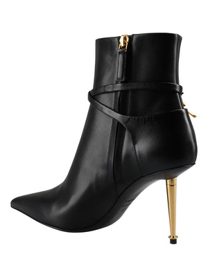 TOM FORD Stunning Black Leather Boots for Fashionable Women - FW23