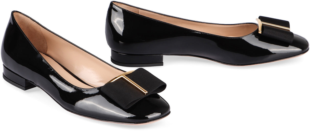 TOM FORD Elegant Patent Leather Ballet Flats