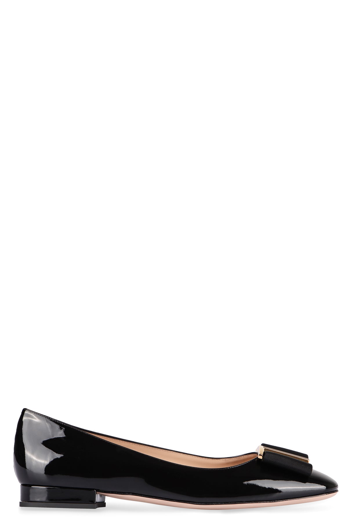 TOM FORD Elegant Black Leather Ballerina Flats