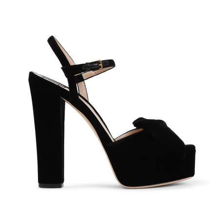 TOM FORD Velvet Platform Sandals for Women