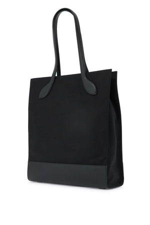 BALLY Modern Nylon and Leather Tote Handbag