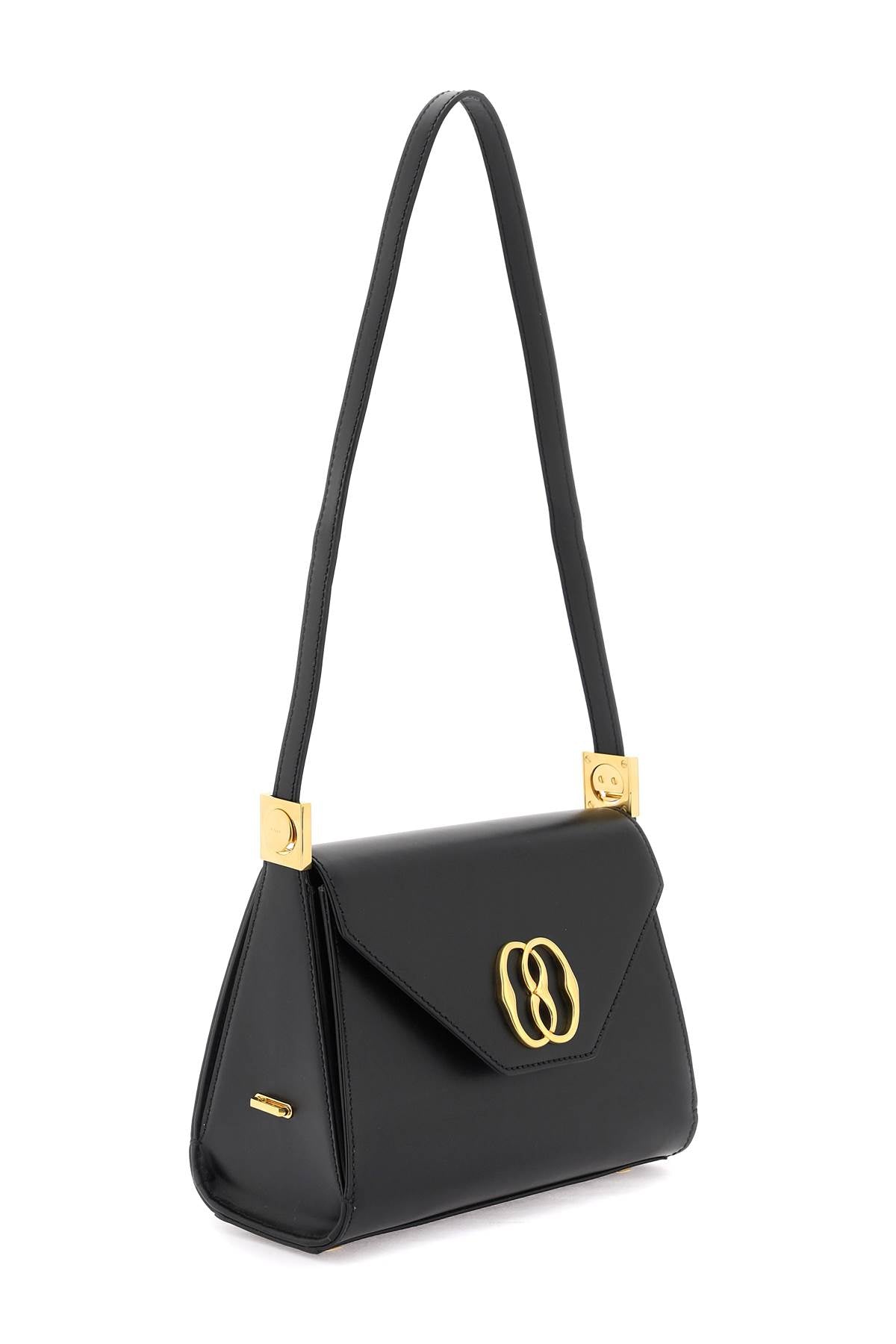 BALLY Stylish Black Leather Shoulder Bag for Women