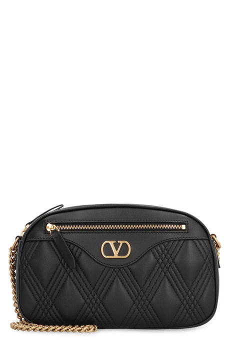 VALENTINO Mini Lamb Quilted Leather Shoulder Handbag