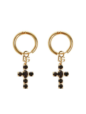 DOLCE & GABBANA Mini Metallic Creole Earrings