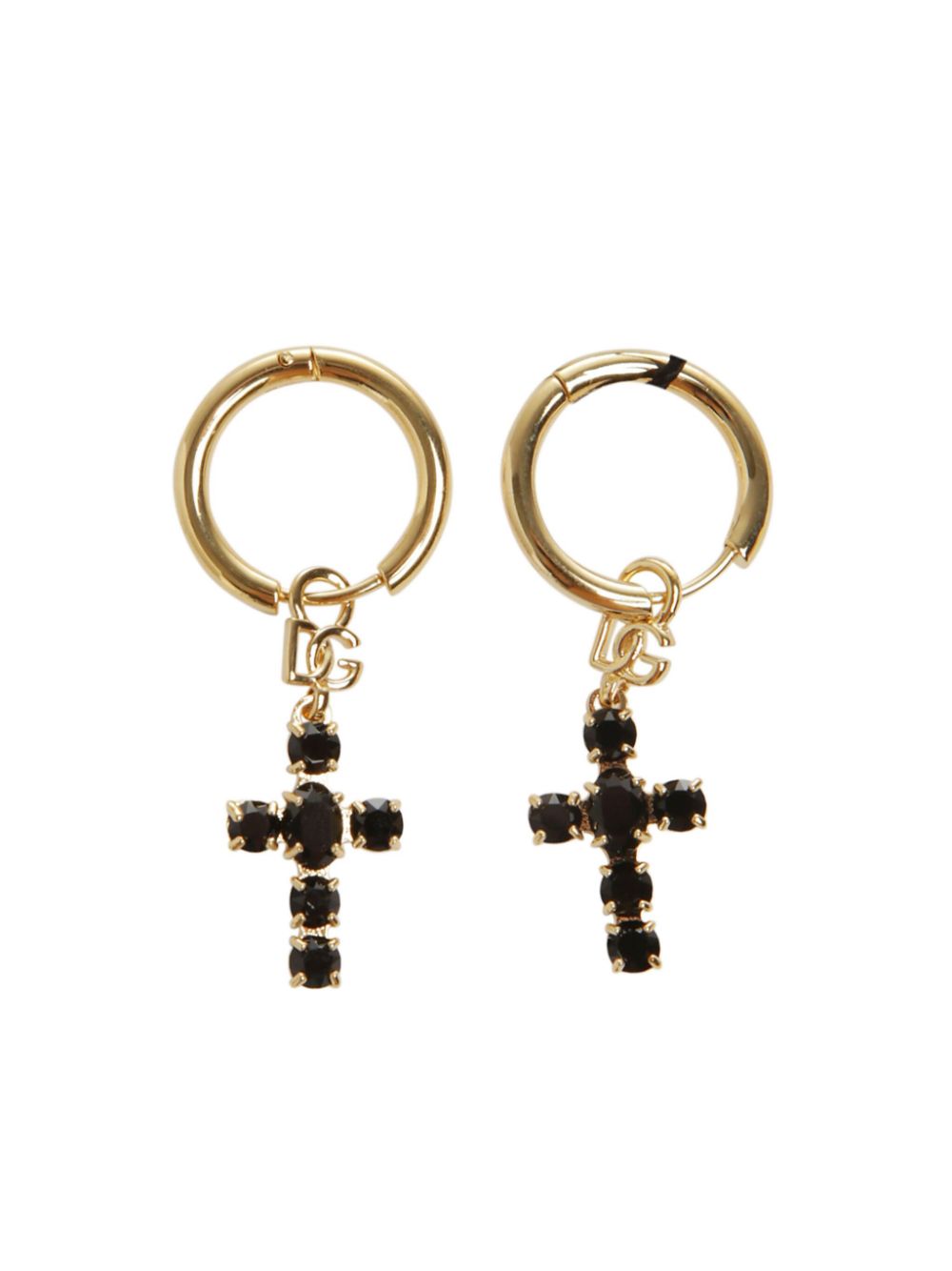 DOLCE & GABBANA Elegant Cross Pendant Earrings for Women