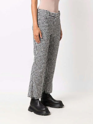 BALMAIN Houndstooth Flare Pants - FW21