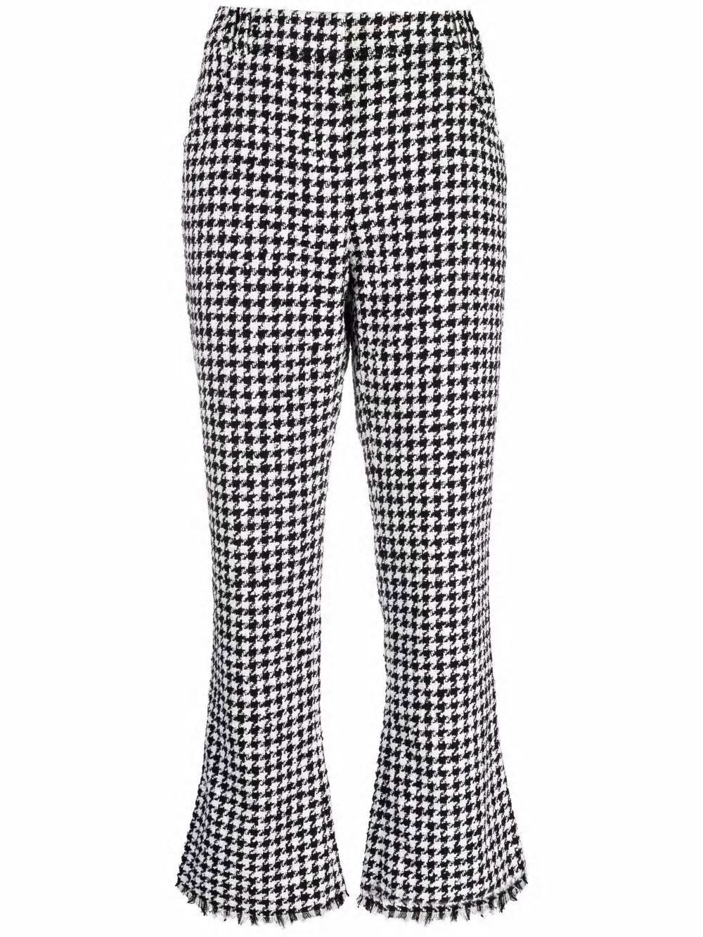 BALMAIN Houndstooth Flare Pants - FW21