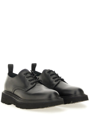 WOOLRICH Lace-Up Leather Car Shoes for Men