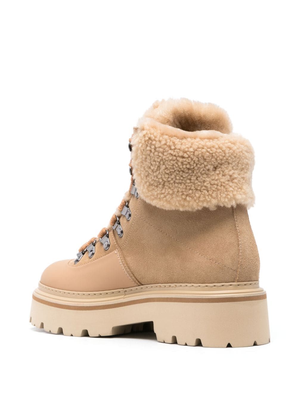 WOOLRICH High Logger Sheepskin Boots for Women