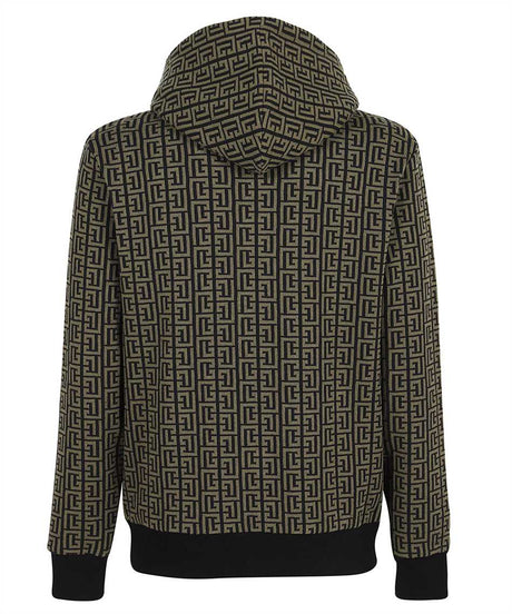 Áo len nam đầy đặn cùng viền cổ áo làm từ chất liệu trộn cotton và polyester - Màu đen