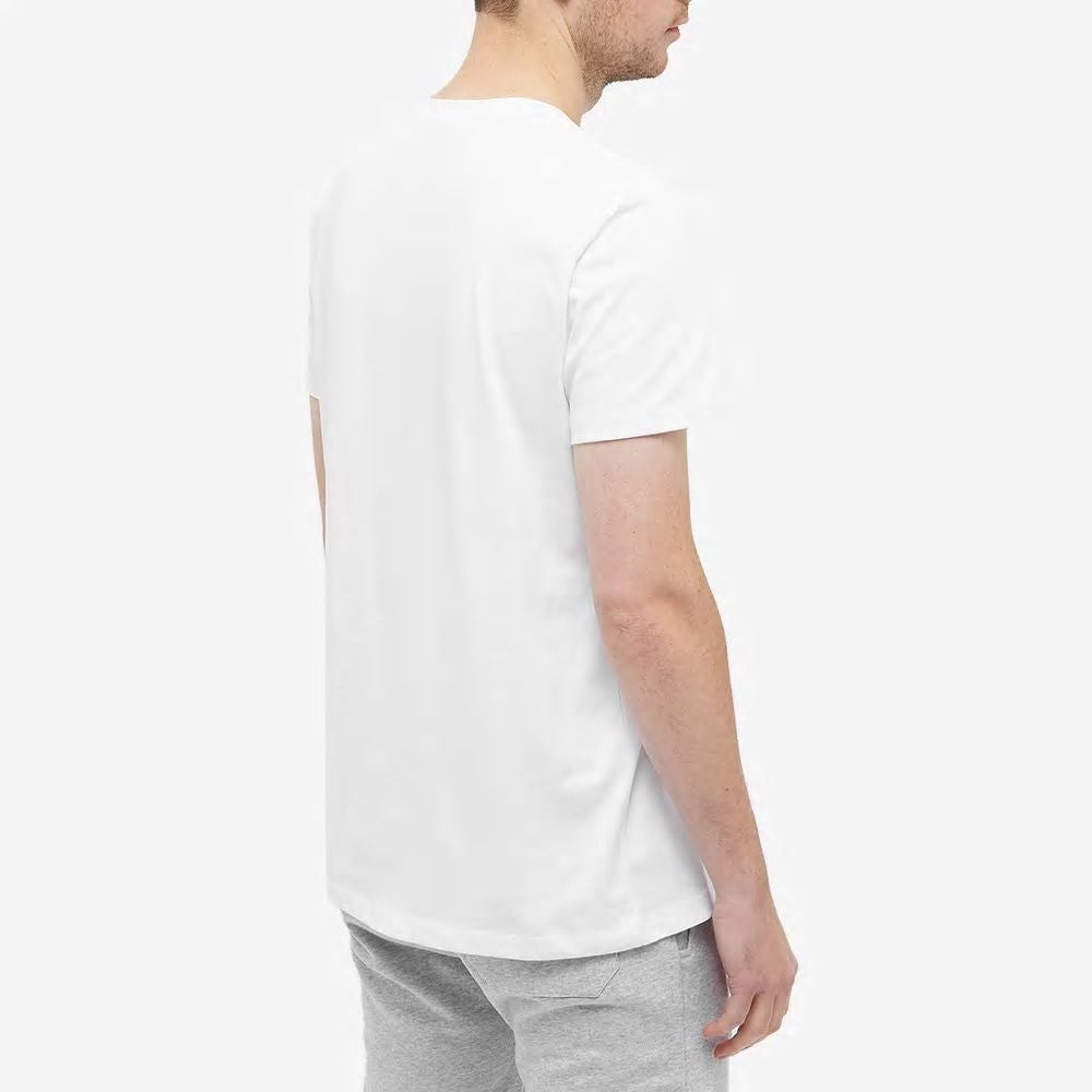 BALMAIN Shimmering Foil White T-Shirt for Men - FW21