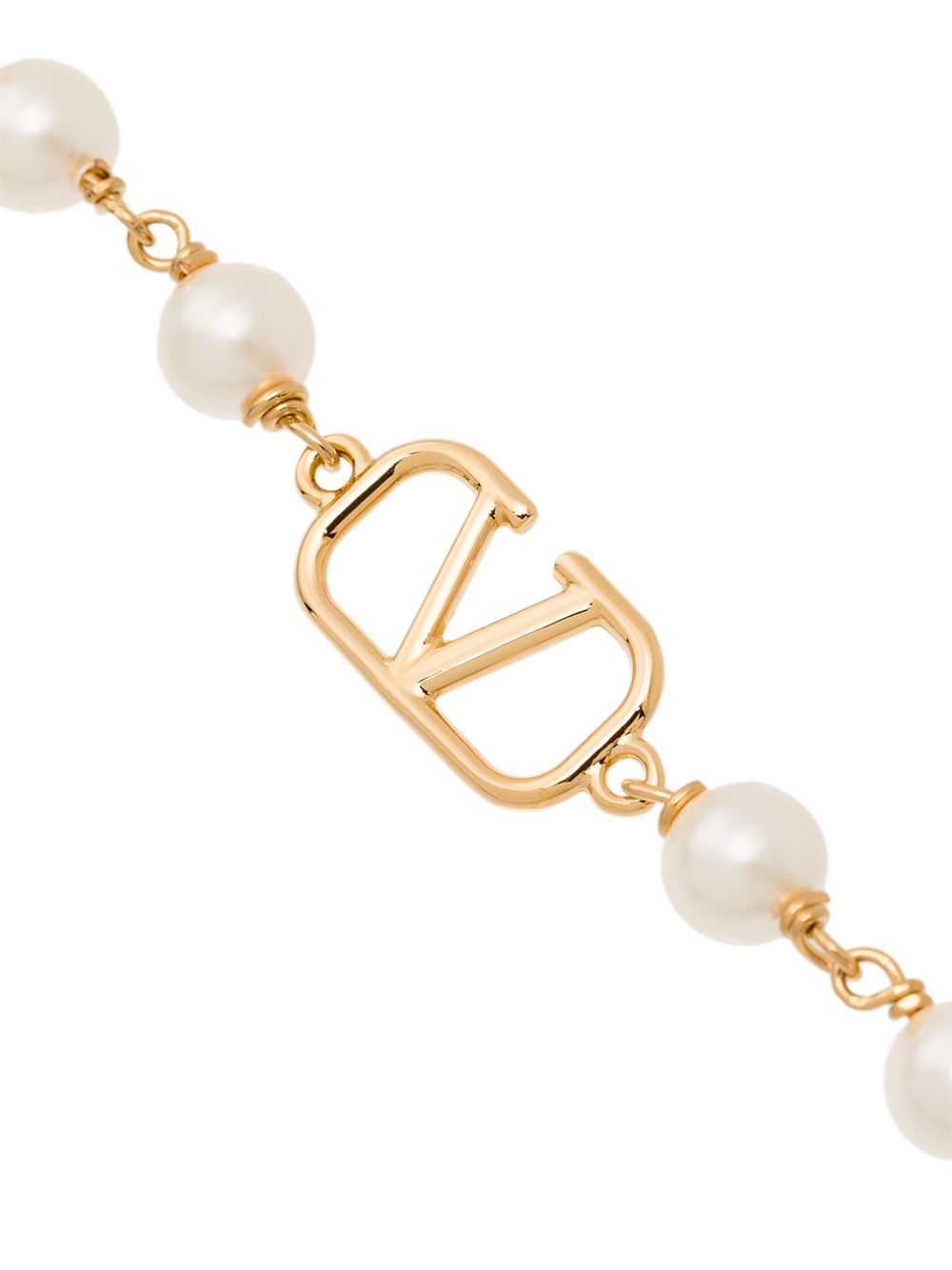 VALENTINO GARAVANI Signature Pearl Charm Bracelet