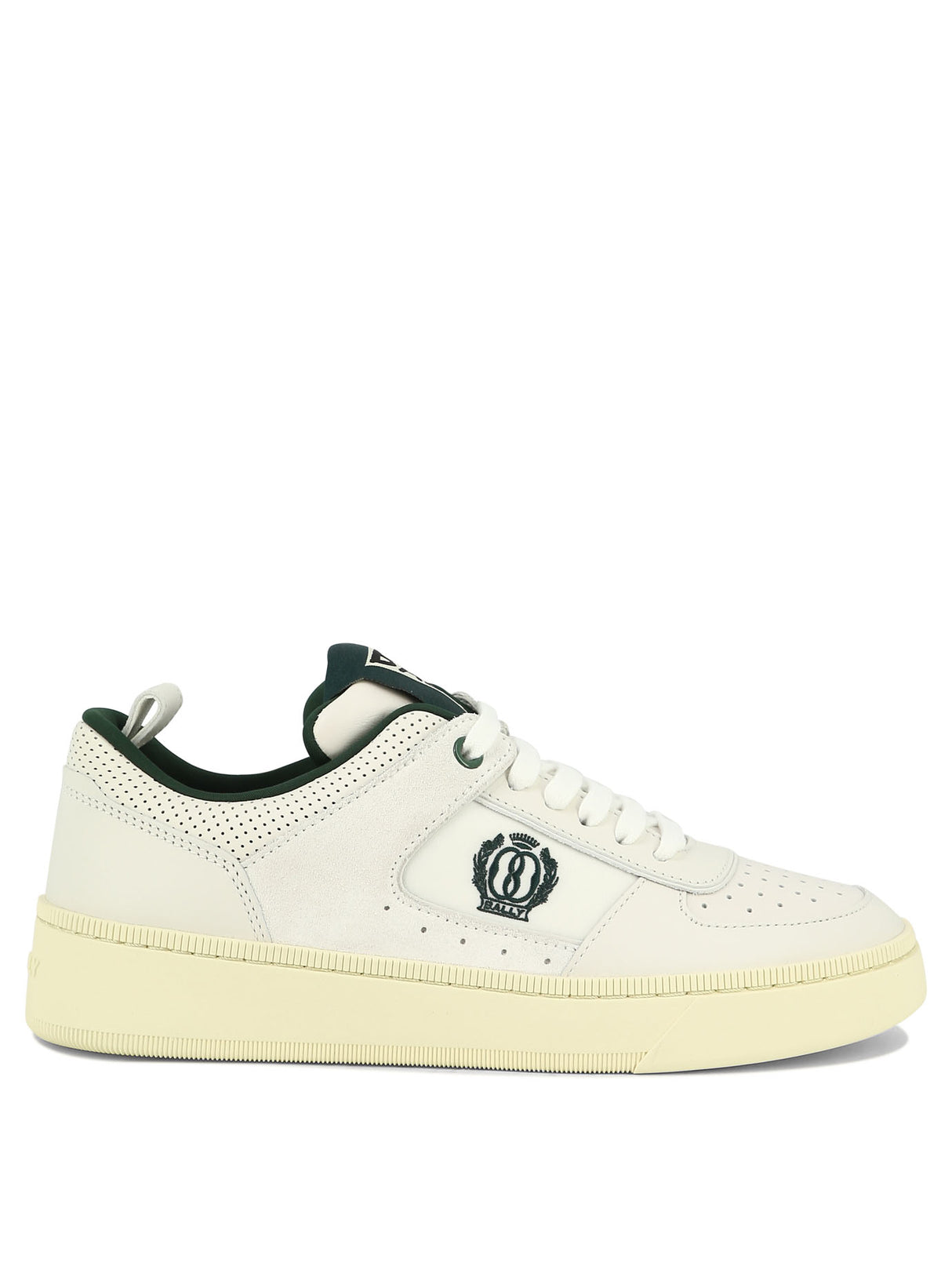 BALLY White Leather Sneakers for Women