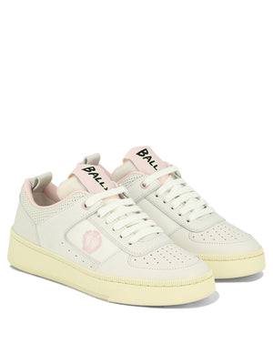 BALLY Pink Leather Sneakers for Women