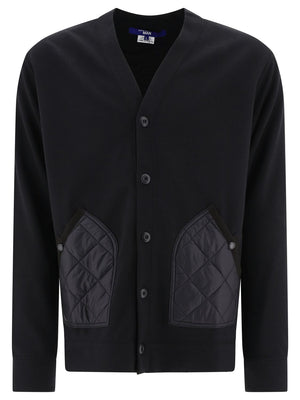 JUNYA WATANABE MAN Men's Black Quilted Cardigan for FW24