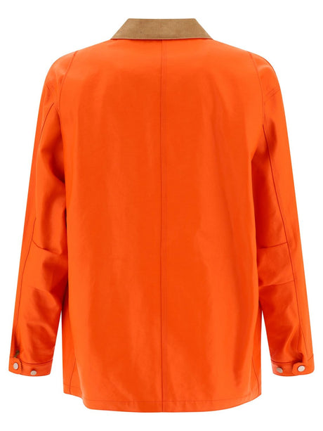 JUNYA WATANABE MAN Men's Orange Polyurethane Carryover Jacket