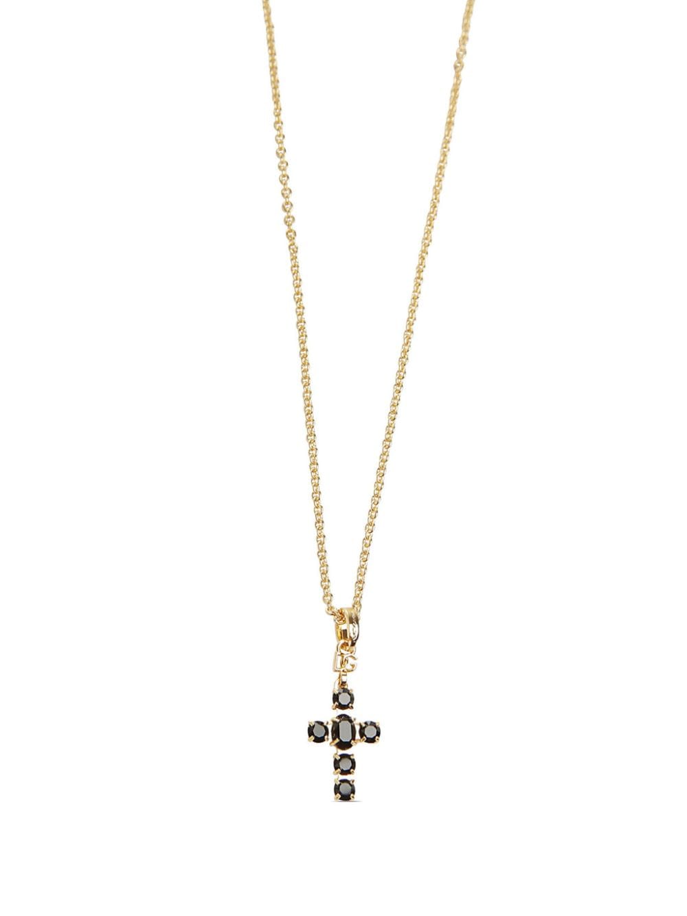 DOLCE & GABBANA Chic Logo Charm Necklace for Women