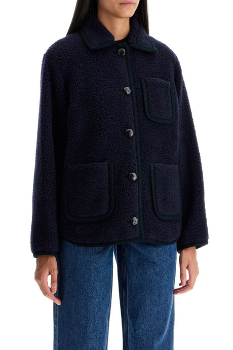 A.P.C. Bouclé Wool Blouson Jacket - Regular Fit