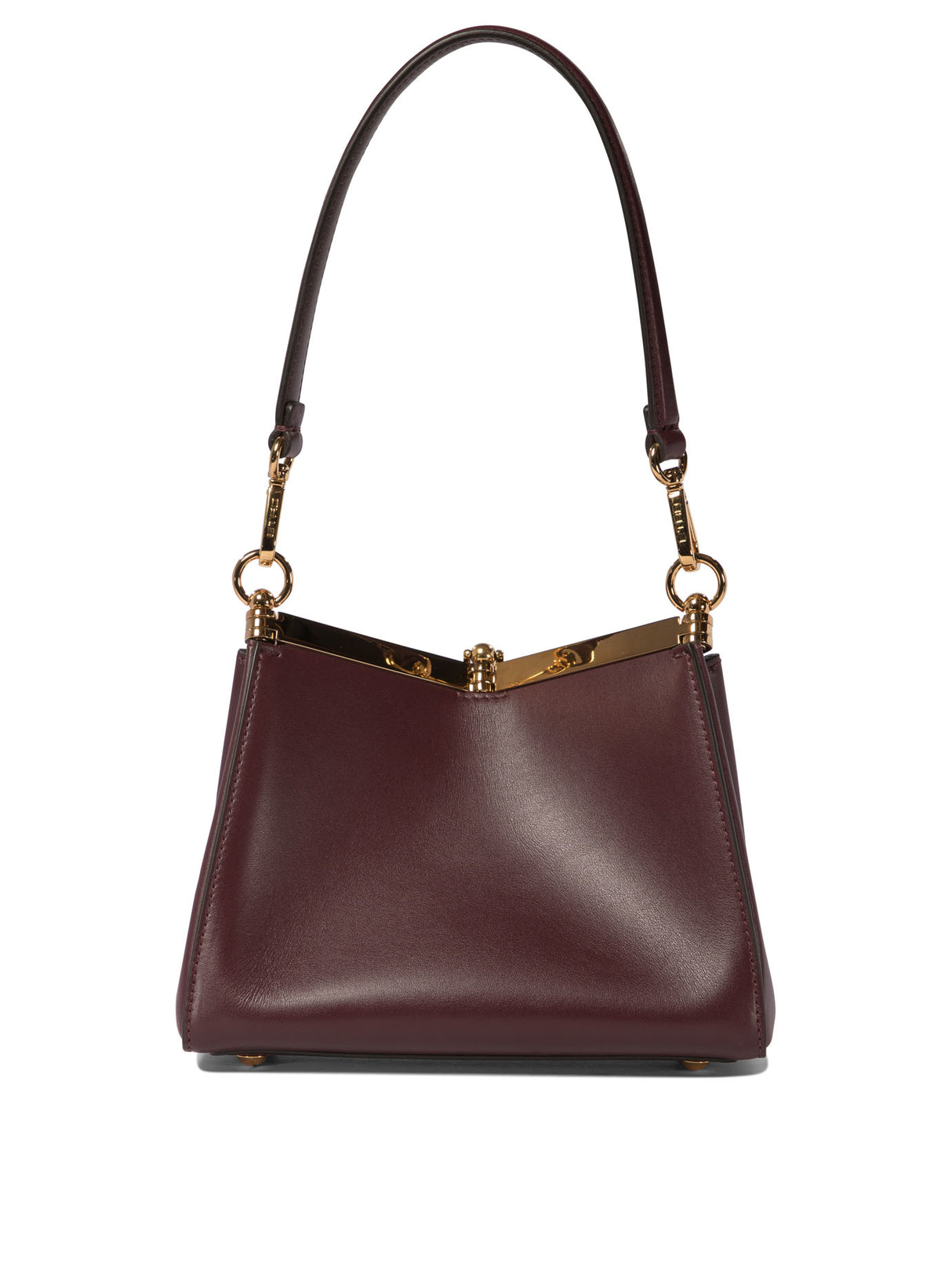 ETRO Bordeaux Mini Calf Leather Shoulder Bag