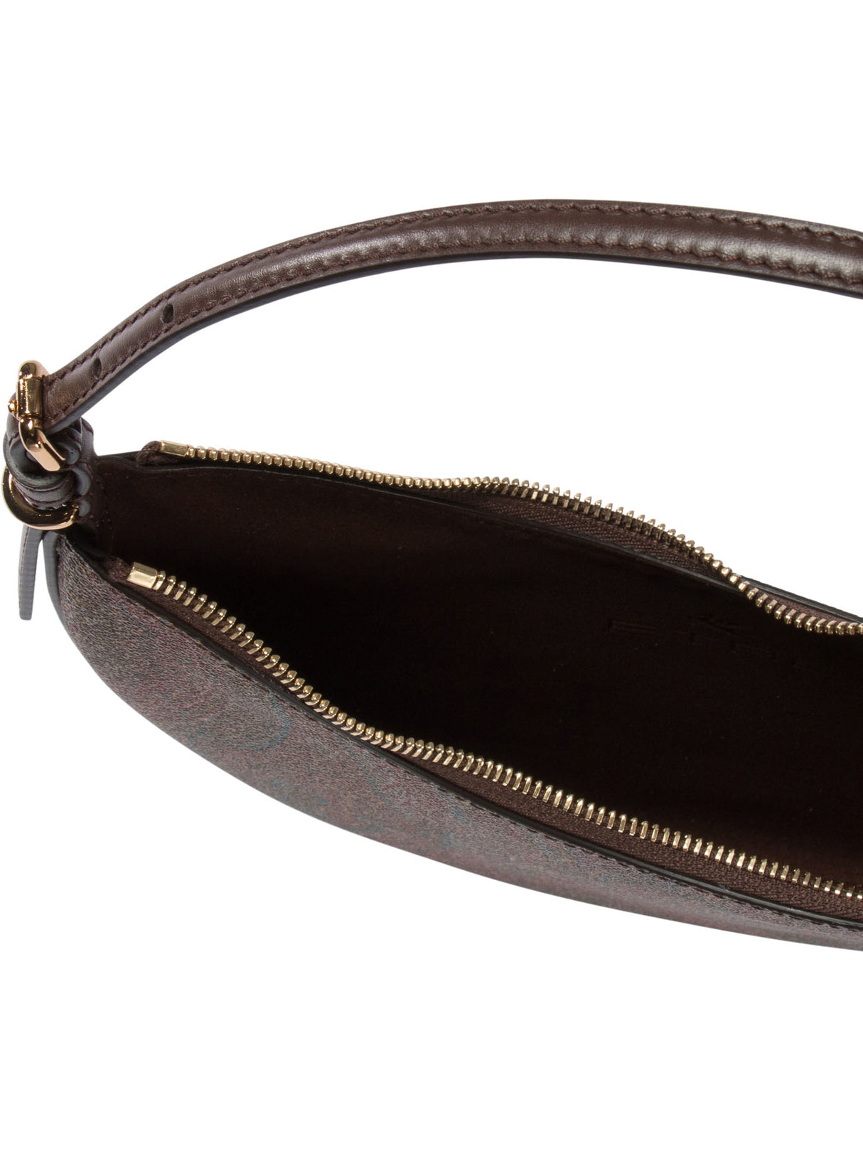 ETRO Essential Mini Hobo Shoulder Bag in Brown