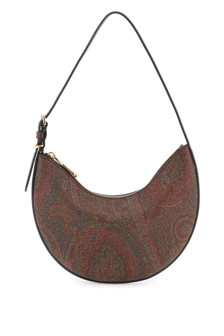 ETRO Luxurious Italian Leather Women's Shoulder Bag in SS24 Brown