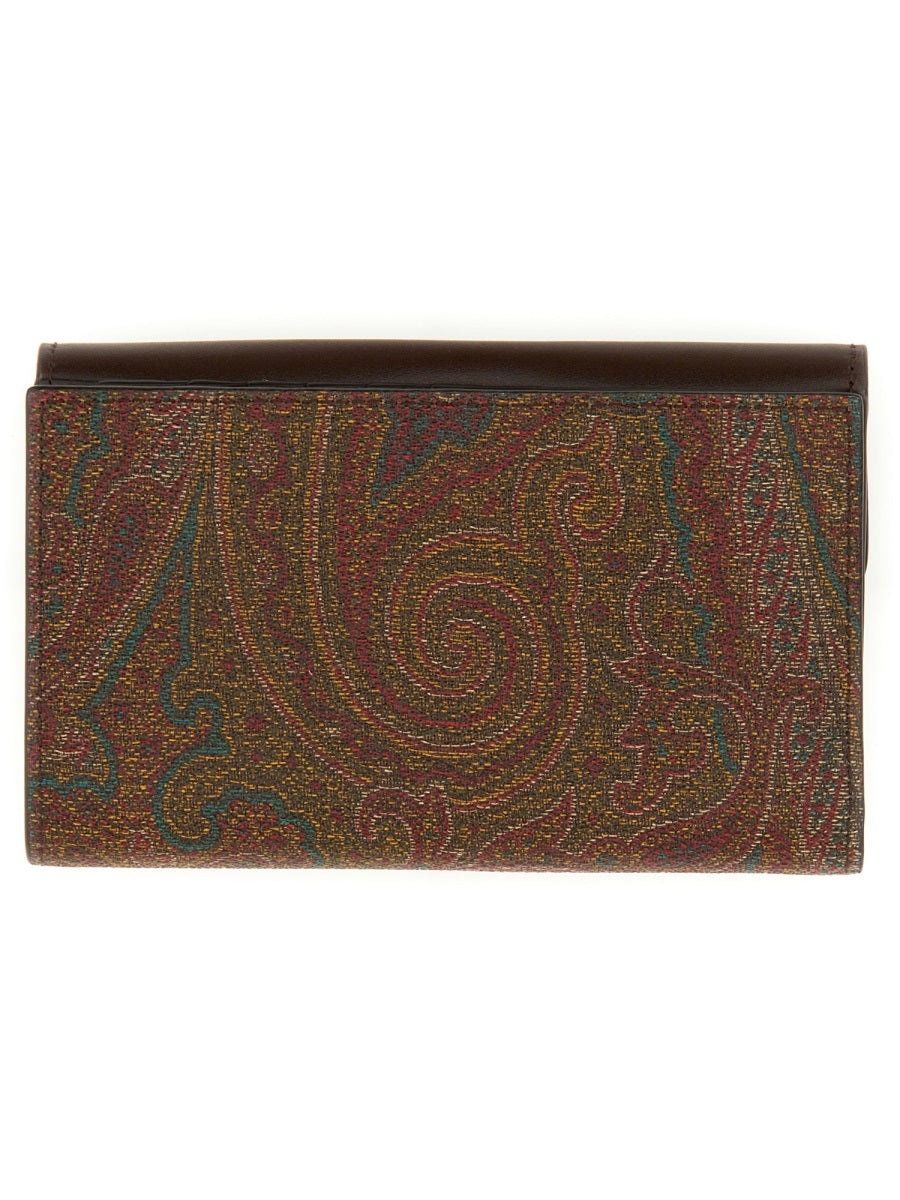 ETRO Elegant Patterned Card Holder - Mini Size