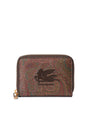 ETRO Paisley Mini Coin Purse with Embroidered Elegance - 10.5x7.5x2 cm