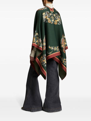 ETRO Floral Printed Pullover Cape for Women