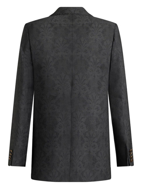 ETRO Wool Jacquard Blazer for Women